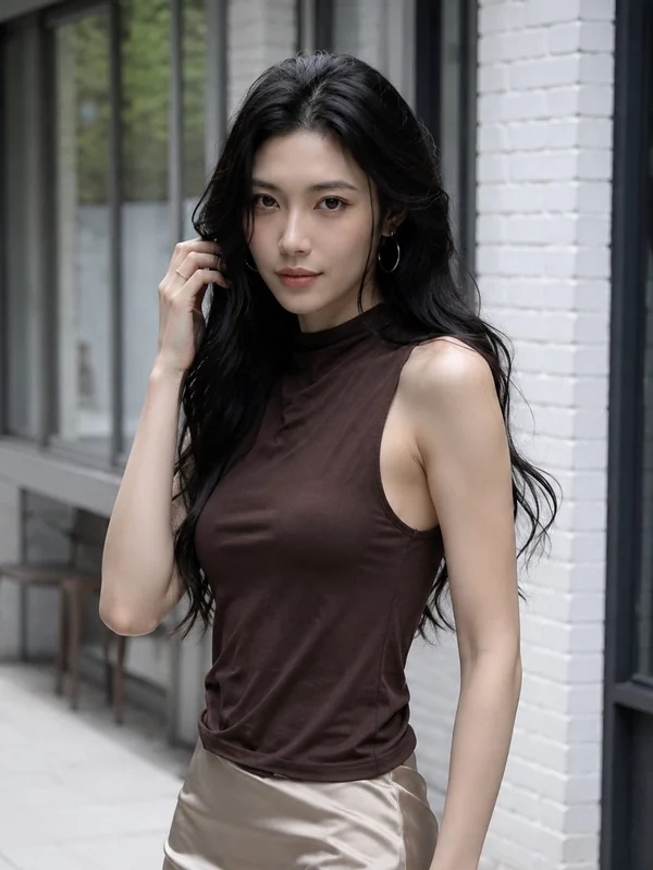 Daylight street portrait